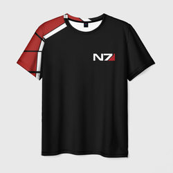 Mass Effect N7 – Мужская футболка 3D с принтом купить со скидкой в -26%
