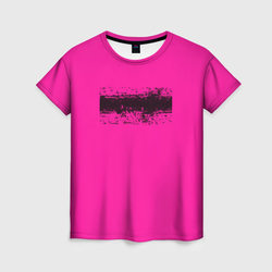 Гранж розовый – Женская футболка 3D с принтом купить со скидкой в -26%