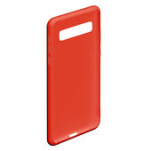 Чехол для Samsung Galaxy S10 с принтом BUMBLEBEE для любого человека, вид спереди №4. Цвет основы: красный