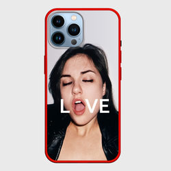 Sasha Grey love – Чехол для iPhone 14 Pro Max с принтом купить
