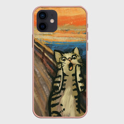 Крик котика – Чехол для iPhone 12 Mini с принтом купить