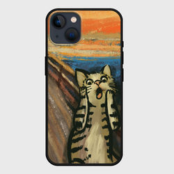 Крик котика – Чехол для iPhone 14 с принтом купить