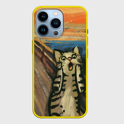 Крик котика – Чехол для iPhone 14 Pro с принтом купить