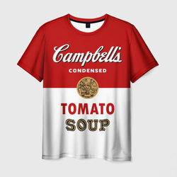 Банка с супом Кэмпбелл – Мужская футболка 3D с принтом купить со скидкой в -26%