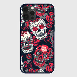Мексиканские черепа – Чехол для iPhone 12 Pro с принтом купить