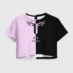BTS A.R.M.Y – Женская футболка Crop-top 3D с принтом купить