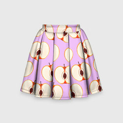 Молодильные яблочки – Детская юбка-солнце 3D с принтом купить