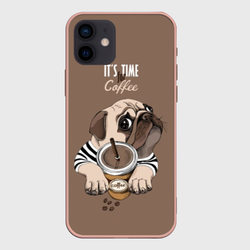 It`s time for coffee – Чехол для iPhone 12 Mini с принтом купить