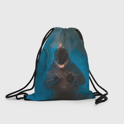 Blue – Рюкзак-мешок 3D с принтом купить со скидкой в -25%