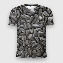 Семечки – Мужская футболка 3D Slim с принтом купить со скидкой в -11%