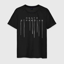 Death Stranding на спине – Мужская футболка хлопок с принтом купить со скидкой в -20%