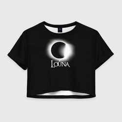 Louna – Женская футболка Crop-top 3D с принтом купить