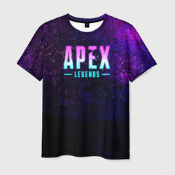 Apex Legends. Neon logo – Мужская футболка 3D с принтом купить со скидкой в -26%