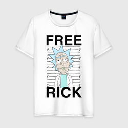 Free Rick – Мужская футболка хлопок с принтом купить со скидкой в -20%