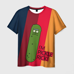 Pickle Rick – Мужская футболка 3D с принтом купить со скидкой в -26%