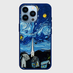 Звёздная ночь Вангог – Чехол для iPhone 14 Pro с принтом купить