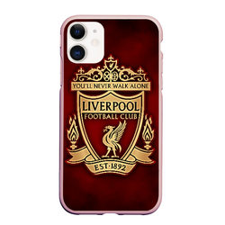 Ливерпуль – Чехол для iPhone 11 матовый с принтом купить