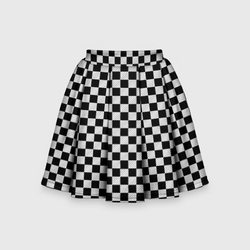 Checkerboard Color  – Детская юбка-солнце 3D с принтом купить