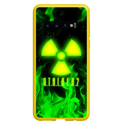 Stalker 2 toxic fire Сталкер 2 токсичный огонь – Чехол для Samsung Galaxy S10 с принтом купить