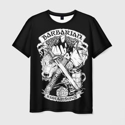 Barbarian – Мужская футболка 3D с принтом купить со скидкой в -26%