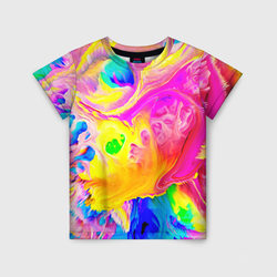 Краски – Детская футболка 3D с принтом купить со скидкой в -33%