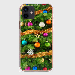 Живая новогодняя ёлка – Чехол для iPhone 12 Mini с принтом купить