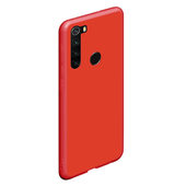 Чехол для Xiaomi Redmi Note 8T с принтом Без дизайна для любого человека, вид спереди №3. Цвет основы: красный