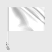 Флаг с принтом Без дизайна для любого человека, вид спереди №2. Цвет основы: белый
