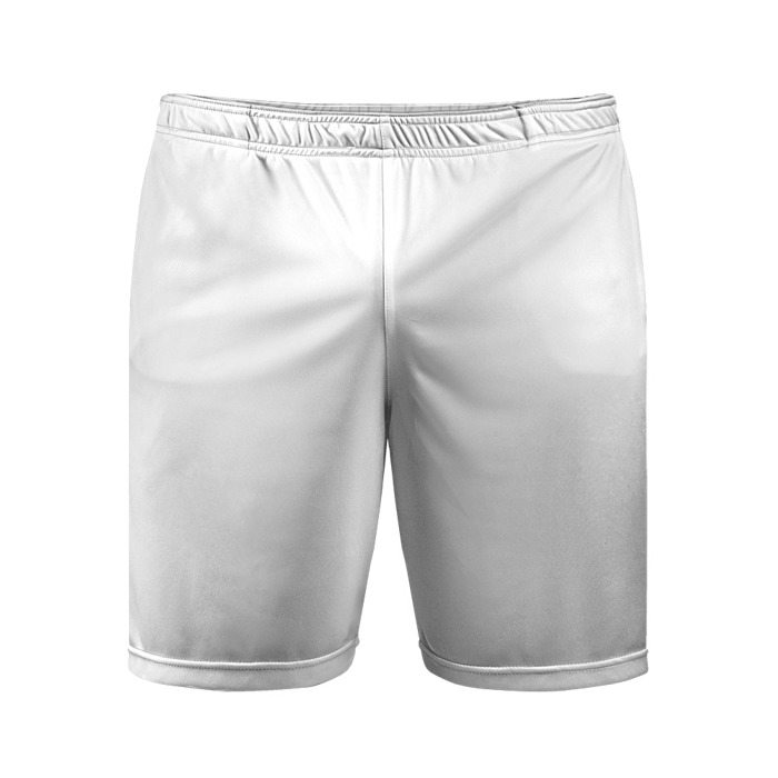 Мужские шорты спортивные с принтом Без дизайна, вид спереди №1