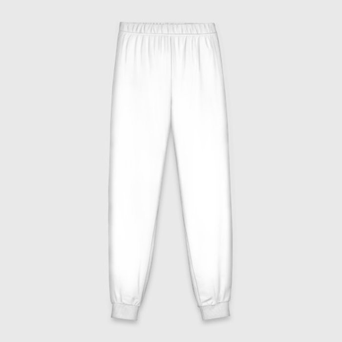 Женские пижамные штаны с принтом Без дизайна, вид спереди №1