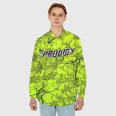 Рубашка с принтом The Prodigy для любого человека, вид спереди №2. Цвет основы: белый