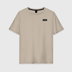 The caped crusader – Женская футболка хлопок Oversize с принтом купить со скидкой в -16%