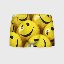 Yellow smile – Мужские трусы 3D с принтом купить