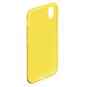 Чехол для iPhone XR матовый с принтом BRAWL STARS LEON | ЛЕОН ОГОНЬ для любого человека, вид спереди №4. Цвет основы: желтый