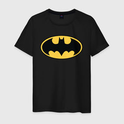 Batman logo – Мужская футболка хлопок с принтом купить со скидкой в -20%