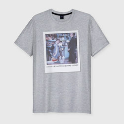 Friends Polaroid photo – Мужская футболка хлопок Slim с принтом купить