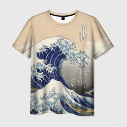Kanagawa Wave Art – Мужская футболка 3D с принтом купить со скидкой в -26%
