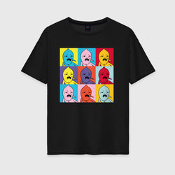 Граф Лимонхват pop-art – Женская футболка хлопок Oversize с принтом купить со скидкой в -16%