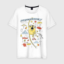Happy Jake – Мужская футболка хлопок с принтом купить со скидкой в -20%