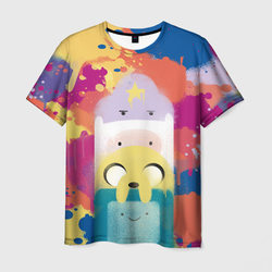 Adventure Time – Мужская футболка 3D с принтом купить со скидкой в -26%