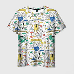 Adventure Time – Мужская футболка 3D с принтом купить со скидкой в -26%