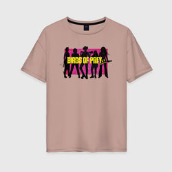 Birds of Prey xx – Женская футболка хлопок Oversize с принтом купить со скидкой в -16%