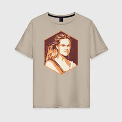 Dolores Abernathy – Женская футболка хлопок Oversize с принтом купить со скидкой в -16%
