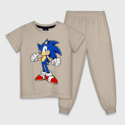 Sonic – Детская пижама хлопок с принтом купить со скидкой в -9%
