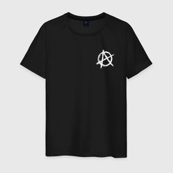Анархия anarchy – Мужская футболка хлопок с принтом купить со скидкой в -20%