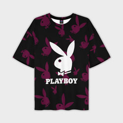 Мужская футболка oversize Playboy pattern со скидкой в -50%