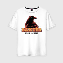Бакстер Хай – Женская футболка хлопок Oversize с принтом купить со скидкой в -16%