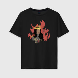 Приключения Сабрины – Женская футболка хлопок Oversize с принтом купить со скидкой в -16%