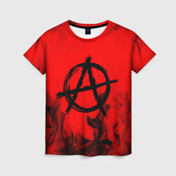 Анархия anarchy – Женская футболка 3D с принтом купить со скидкой в -26%