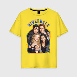 Riverdale Heroes – Женская футболка хлопок Oversize с принтом купить со скидкой в -16%